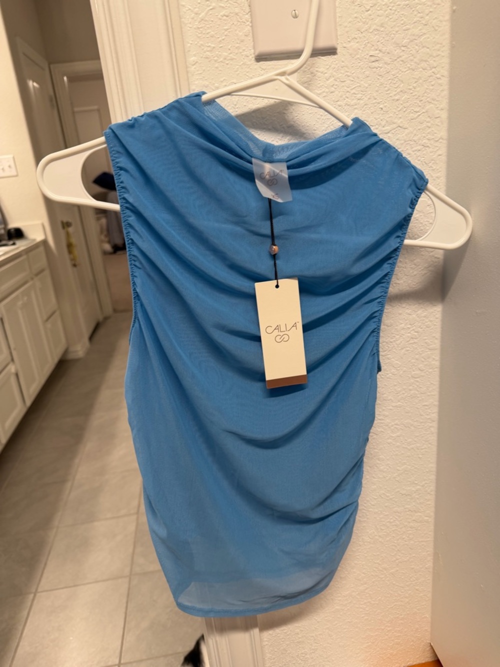 Calia Blue Women's workout Top Xs Nwt